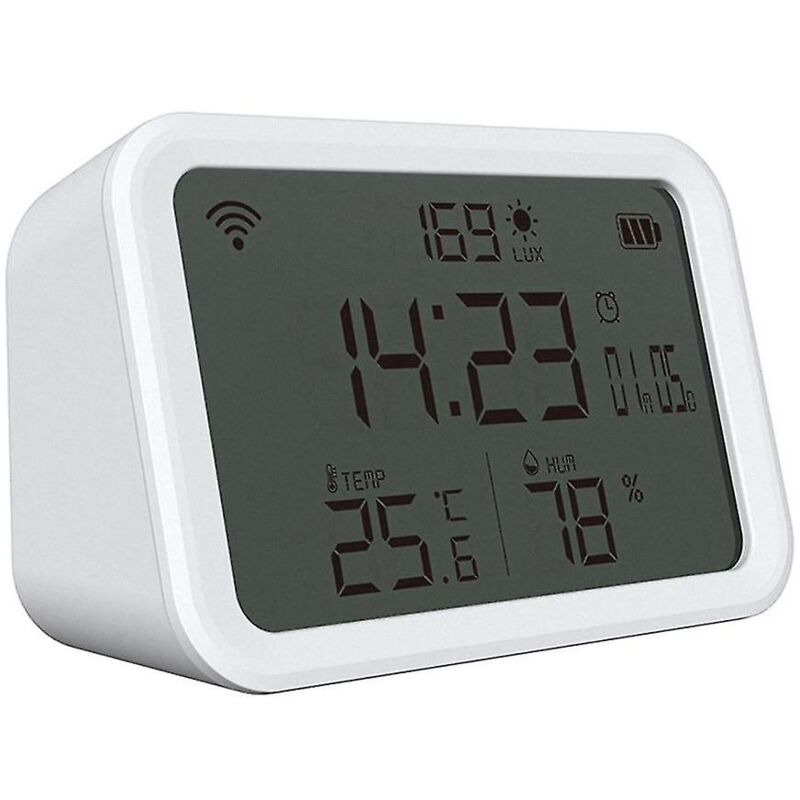 Thermomètre et hygromètre Wifi : thermomètre numérique à lumière et capteur d'humidité pour bébé à la maison