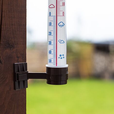 Thermomètre externe tubulaire auto-adhésif moyen