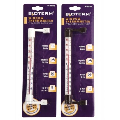 Thermomètre externe tubulaire autocollant