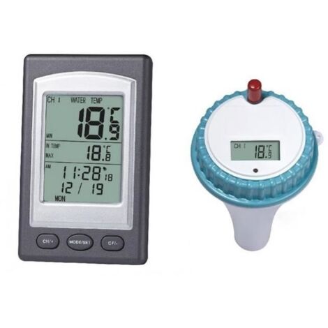 Thermomètre flottant de la piscine numérique sans fil SPA Thermomètre intérieur de la piscine extérieure du spa Spa