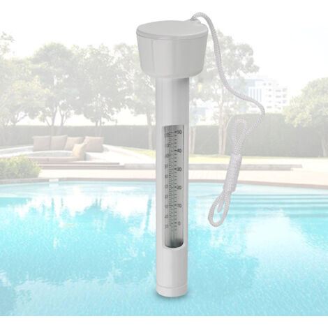 Thermomètre Flottant Mini pour Piscine, Spa, Aquarium et Bassin Extérieur/Intérieur