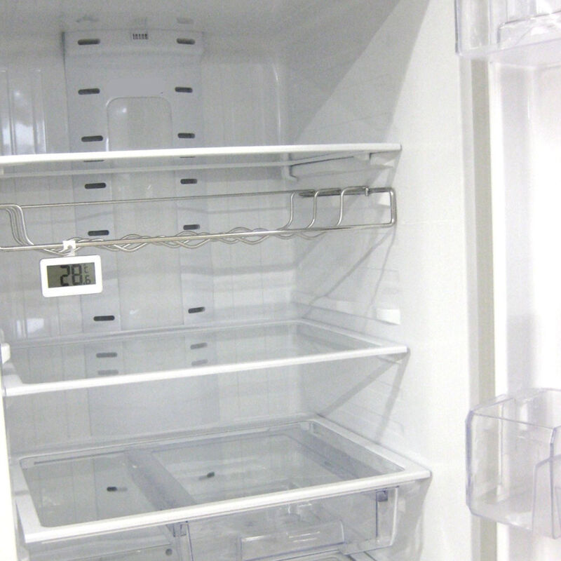 Thermomètre Frigo Numérique LCD - Capteur de Température Réfrigérateur/Congélateur avec Support Réglable, Alerte Givre, Aimant, Affichage Max/Min,