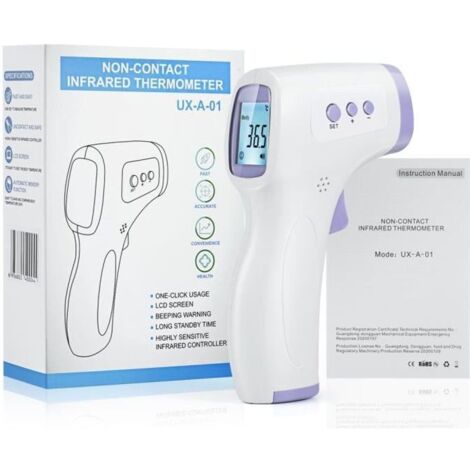 thermomètre frontal infrarouge sans contact pour Bébé, Enfant, Adulte,