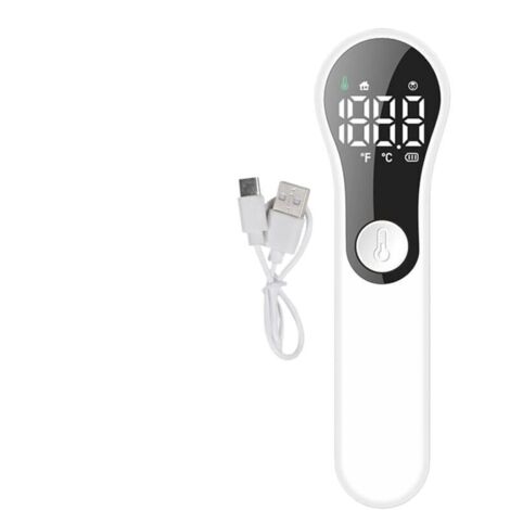 Thermomètre frontal- Mesure numérique précise sans contact avec mode 2 en 1 pour le front et les objets du quotidien pour adultes