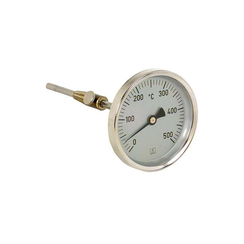 Thermometre gaz de fumee RT 80/150 Longueur de sonde 150 mm diam corps 80 mm - tole acier zingué