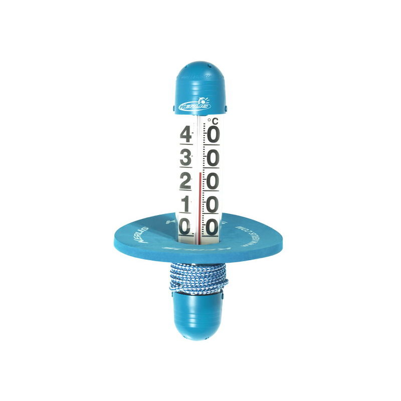 Thermomètre géant de piscine Kerlis - Ø 18 cm H30 cm - Bleu - Bleu