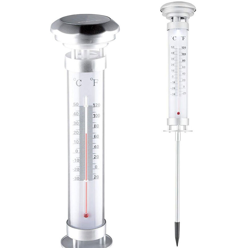 Thermomètre solaire Grundig blanc 97 cm plastique durable