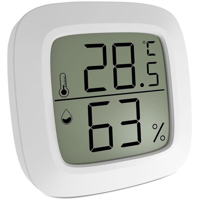 Thermomètre Hygrometer Digital Thermomètre intérieur Hygromètre Intérieur, Mini Thermomètre pour Maison Terrarium Chambre Bébé Couveuse Cave