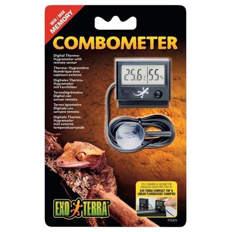 THERMOMETRE + HYGROMETRE COMBOMETER EXO TERRA