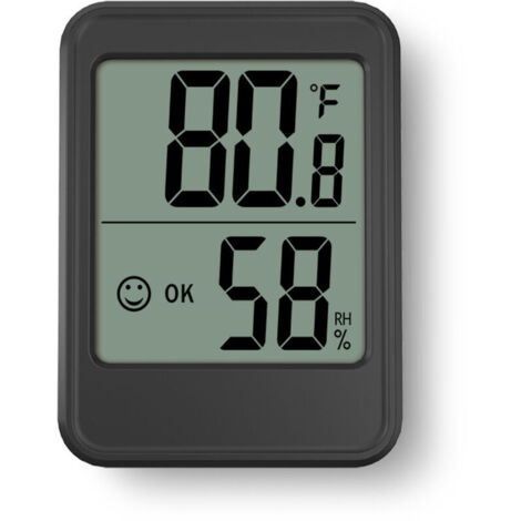Thermomètre-hygromètre électronique d'intérieur numérique pour la maison, température et hygromètre
