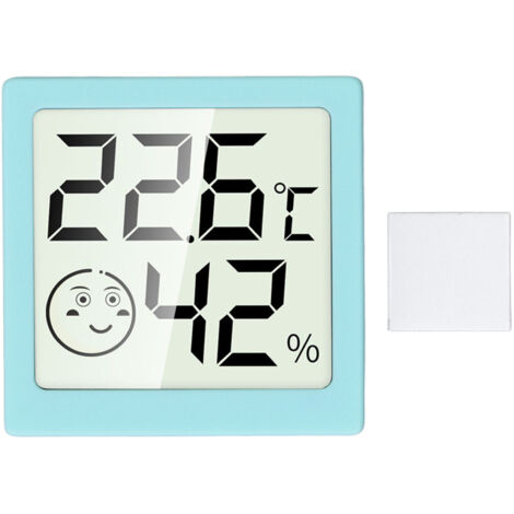 Thermomètre Hygromètre Grand Écran LCD 4,5" Haute Précision pour Chambre et Salle de Bain