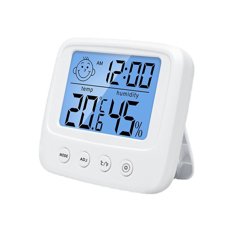 Dpzo - Thermomètre Hygromètre Intérieur Digital à Haute Précision, Moniteur de Température et Humidimètre, Thermo Hygromètre Indicateur du Niveau de