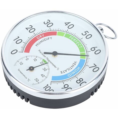 Thermomètre d'intérieur avec hygromètre - Rétroéclairage tactile (3s  Refresh)