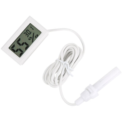 Thermomètre Hygromètre Intérieur Numérique avec Sonde et Écran LED