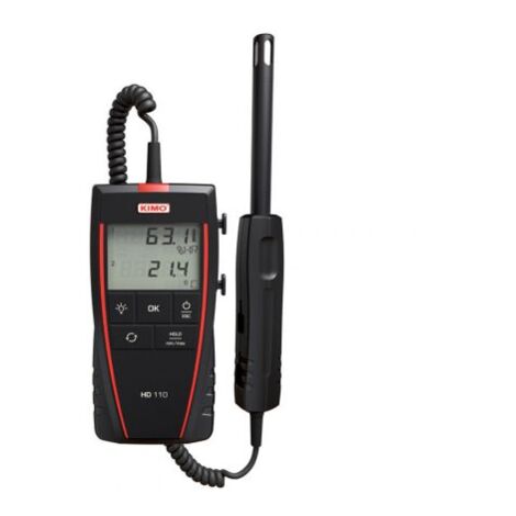 Thermomètre hygromètre KIMO, -20 +70°C max., 5 95%HR max. ( Prix pour 1 )