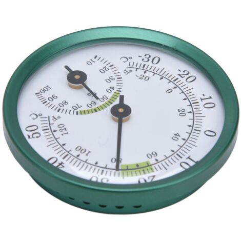 Thermomètre Hygromètre Murale Compact Écran Grand et Transparent pour Mesurer Température et Humidité Intérieure