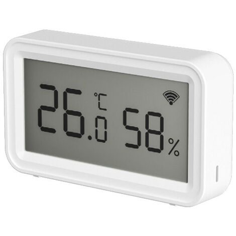 Thermomètre Hygromètre Numérique avec Affichage LCD, Capteur Précis pour Température et Humidité – Idéal pour Chambre Bébé, Cave à Vin, Placard ou Pièce de Stockage dengyankun