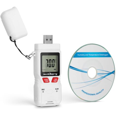 Thermomètre-Hygromètre Température Humidité De L'Air Hygromètre Enregistreur De Données Steinberg