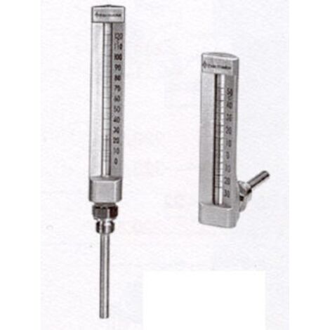 Thermomètre industriel de 0 degré C à 120 degré C Equerre