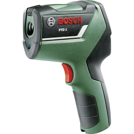Thermomètre infrarouge Bosch Home and Garden PTD1 Optique 10:1 -20 - +200 °C pyromètre, scanner point de rosée étalonné d'usine (sans certificat Q79035