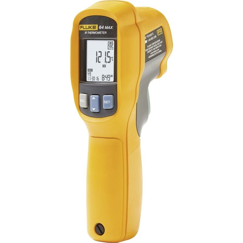 Thermomètre infrarouge Fluke 64 max Optique 20:1 -30 - +600 °c mesure ir sans contact, fonction enregistreur de données S413491