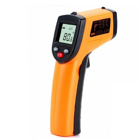 Thermomètre infrarouge Gun non humain température infrarouge Laser Gun numérique -58 ° C 752 ° C, Arme à feu sans contact Ir laser Thermomètre pour l'alimentation cuisine
