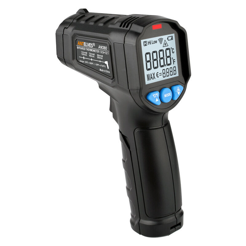 Thermomètre infrarouge industriel de haute précision, pistolet de température, température de l'eau, température de l'huile, cuisine, pâtisserie