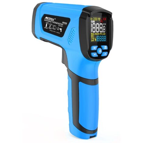 Thermomètre infrarouge industriel Mestek IR05B, plage de température de -40 à +2000 °C, temps de réponse rapide, thermomètre multi-usages