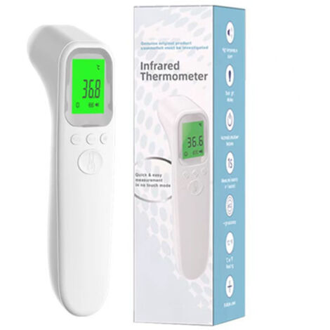 Thermomètre infrarouge, peut mesurer avec précision le moment de la fièvre, thermomètre frontal, thermomètre numérique électronique
