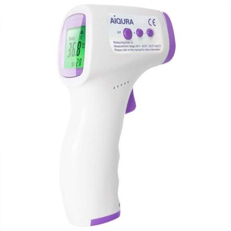 Thermomètre infrarouge pour avant-bras, adultes, sans contact, avec écran LCD et fonction mémoire. Convient aux enfants, adultes et objets. Mesure rapide et précise.