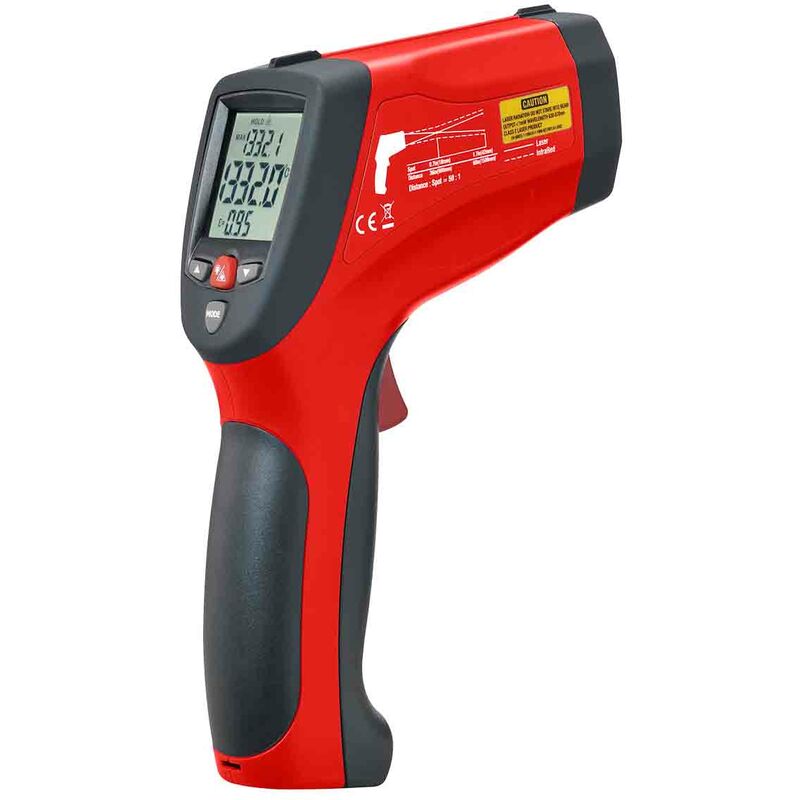Thermomètre infrarouge RS-8868 max. +1200°C, optique 60:1 ( Prix pour 1 )
