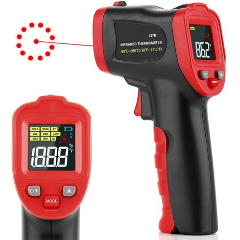 Thermomètre infrarouge WT326D (-50℃950℃), thermomètre industriel.