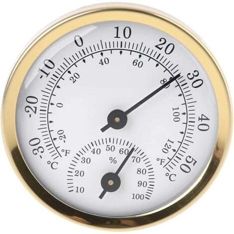 Thermomètre Intérieur Analogique Hygromètre - Affichage Température/Humidité