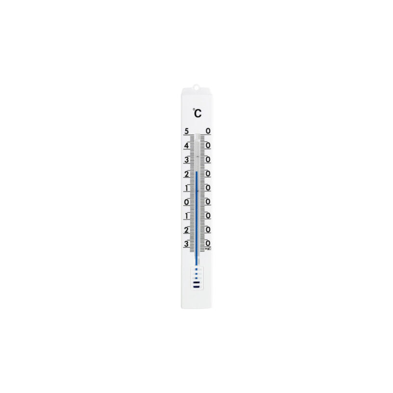Thermomètre intérieur-extérieur plastique .blanc