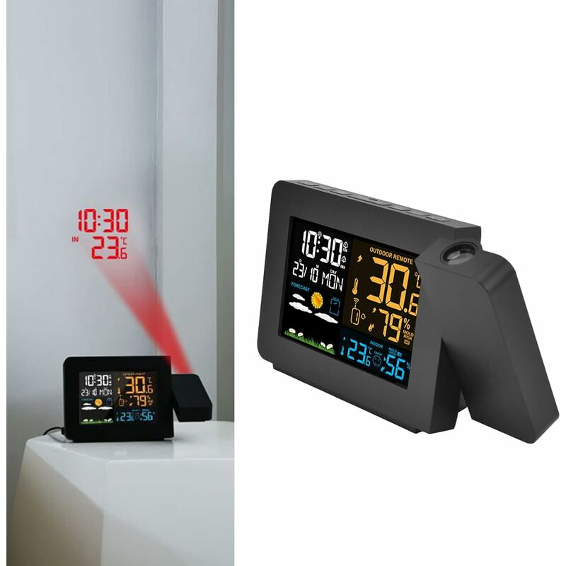 Thermomètre intérieur extérieur,hygromètre numérique sans fil, thermostat, température, humidité, transmission 60 m pour chambre, cave à vin, salle