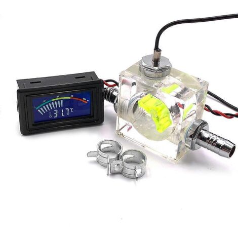 Thermomètre LED universel pour accessoires informatiques de refroidissement liquide