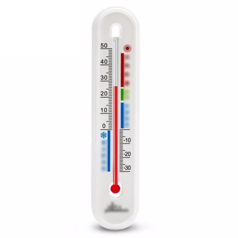 Thermomètre long réfrigérateur intérieur domestique thermomètre à adsorption magnétique mural