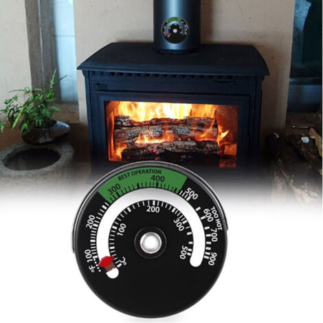 Thermomètre magnétique pour four, thermomètre pour four à bois, instrument de mesure pour le bois