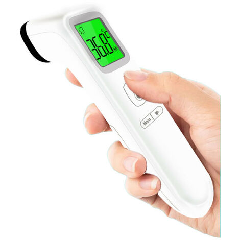 Functy Thermomètre Infrarouge Non-Contact avec écran LCD numérique 