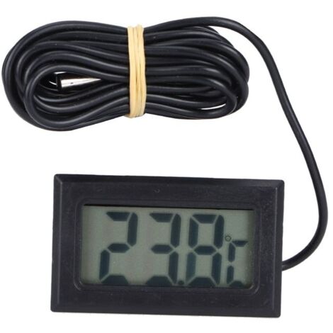Thermomètre numérique d'aquarium avec écran LCD pour jauge de température de réservoir de poissons -50 Celsius - 110 Celsius