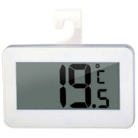 Thermomètre numérique de réfrigérateur, thermomètre de congélateur étanche, haute précision avec alarme et crochet pour cuisine et maison. Fiable pour la conservation des aliments.