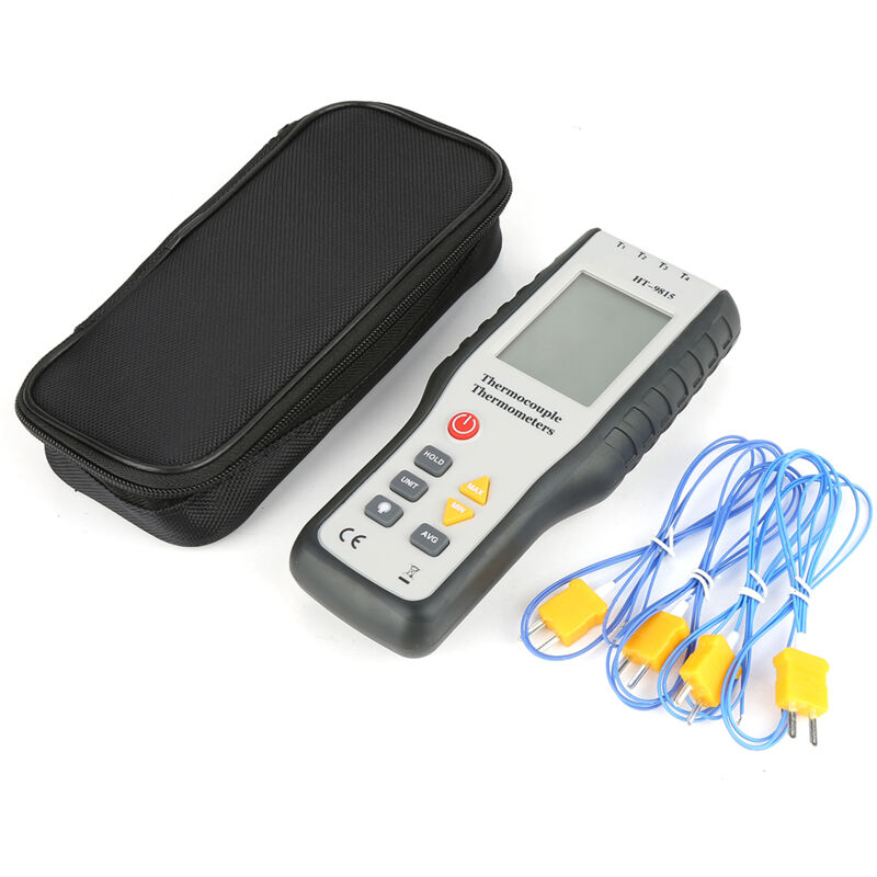 Thermomètre numérique de type k à quatre canaux, capteur de thermocouple, thermomètre électronique numérique