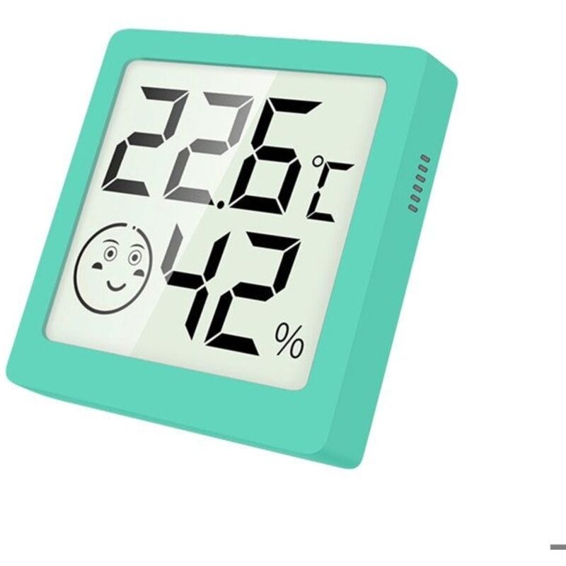 Thermomètre Numérique Hygrometre Grand cran Aimant D'adsorption Température Humidité M tre pour Int rieur Ext rieur Station vert
