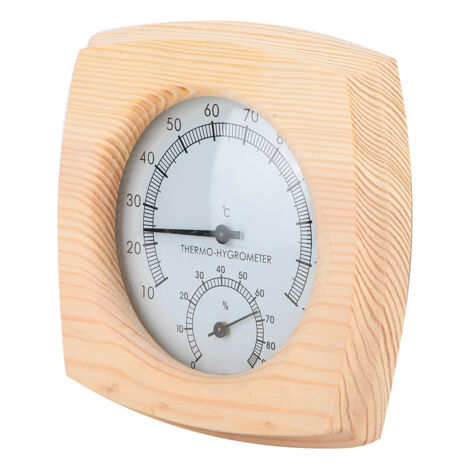Thermomètre numérique hygromètre pour salle de sauna Compteur de température d'humidité
