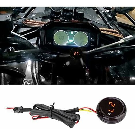 Acheter Capteur d'odomètre numérique noir 12V, compteur de vitesse, boîte  de câble, annexe pour moto universelle