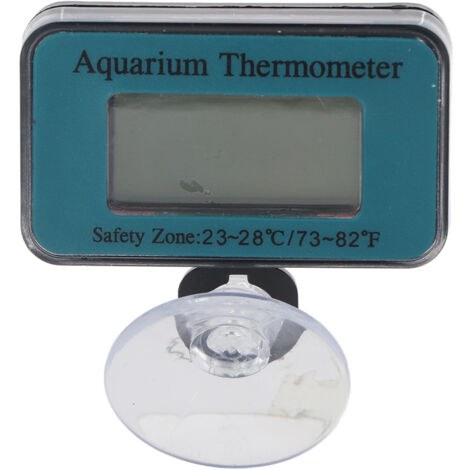 Thermomètre Numérique LCD Étanche avec Ventouse pour Aquarium et Bassin à Poissons