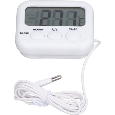 Thermomètre numérique LCD pour aquarium avec affichage température précise