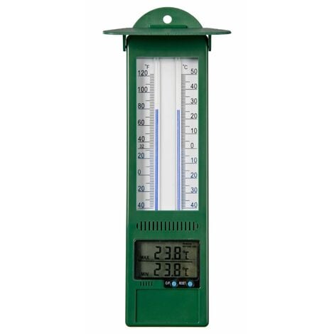 Nature - Thermométre mini-max digital ventouse H 17cm