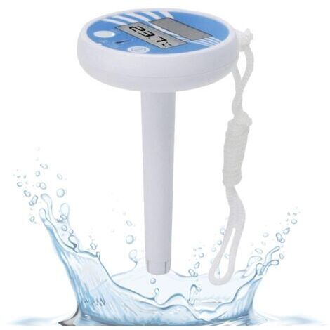 Thermomètre numérique pour piscine avec cordon, idéal pour les spas et les bains à remous