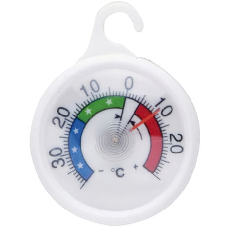 Thermomètre Oryx pour réfrigérateur et congélateur, rond, 5 cm de diamètre.